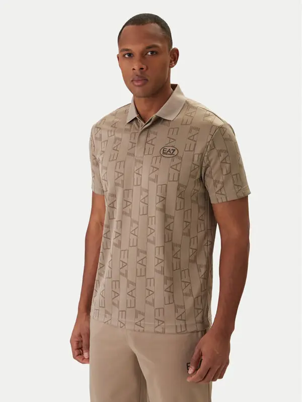 EA7 Emporio Armani EA7 Emporio Armani Polo 7M001287 AF22277 Bež Regular Fit