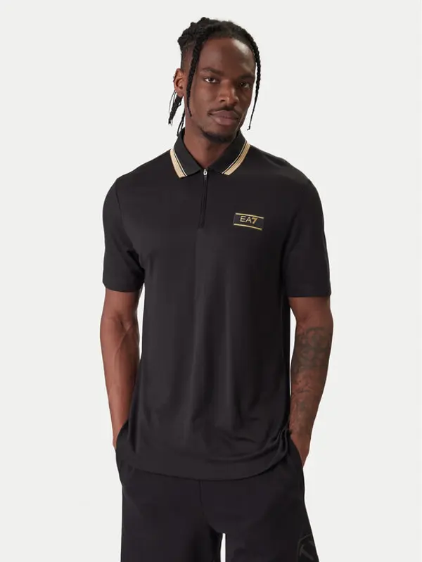 EA7 Emporio Armani EA7 Emporio Armani Polo 7M001333 AF13739 UC001 Crna Regular Fit