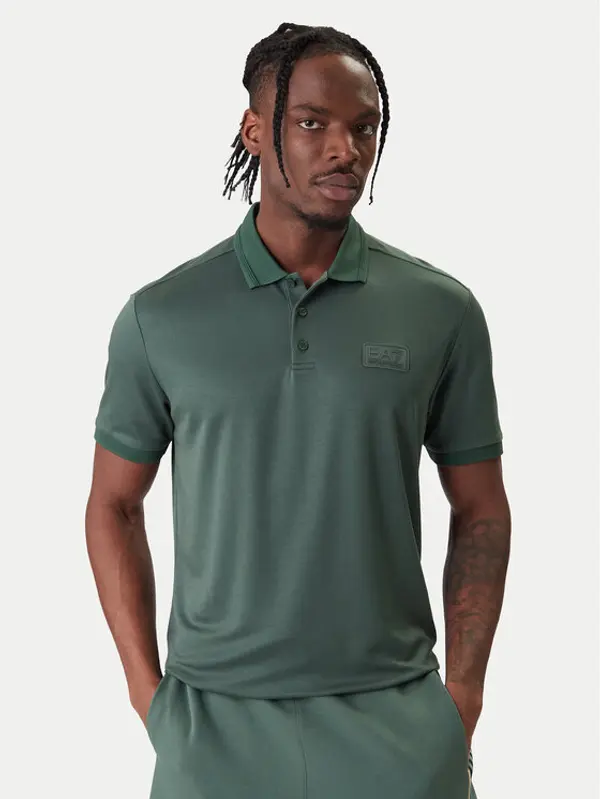 EA7 Emporio Armani EA7 Emporio Armani Polo 7M001359 AF13862 U7260 Zelena Slim Fit