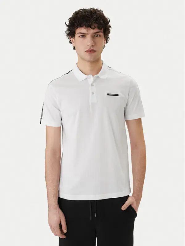 EA7 Emporio Armani EA7 Emporio Armani Polo 7M001477 AF10375 U0002 Bijela Regular Fit