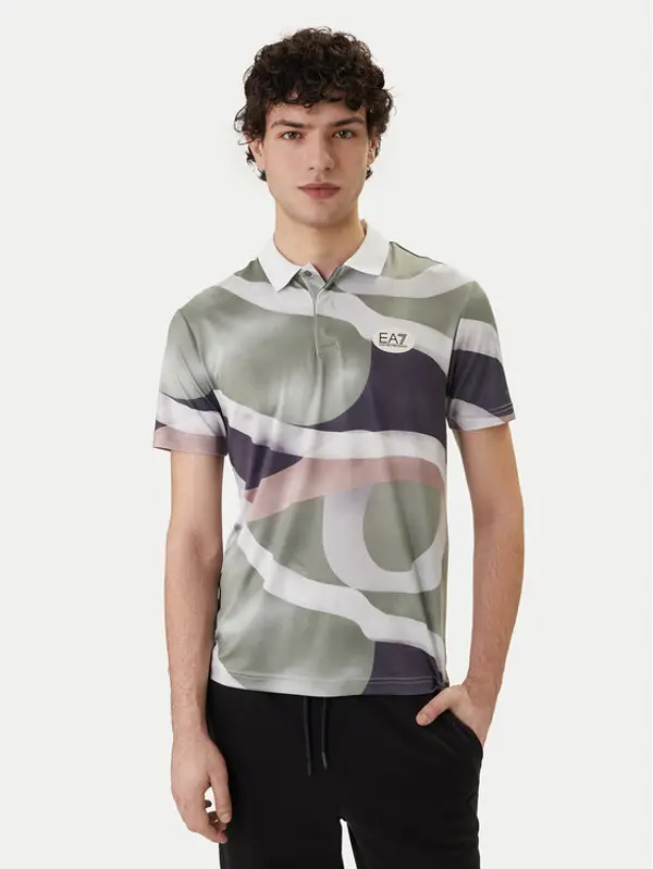 EA7 Emporio Armani EA7 Emporio Armani Polo 7M001532 AF22175 F7077 Zelena Regular Fit
