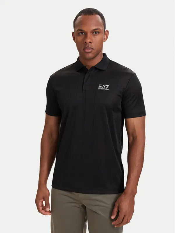 EA7 Emporio Armani EA7 Emporio Armani Polo 7M002477 AF22277 UC001 Crna Regular Fit