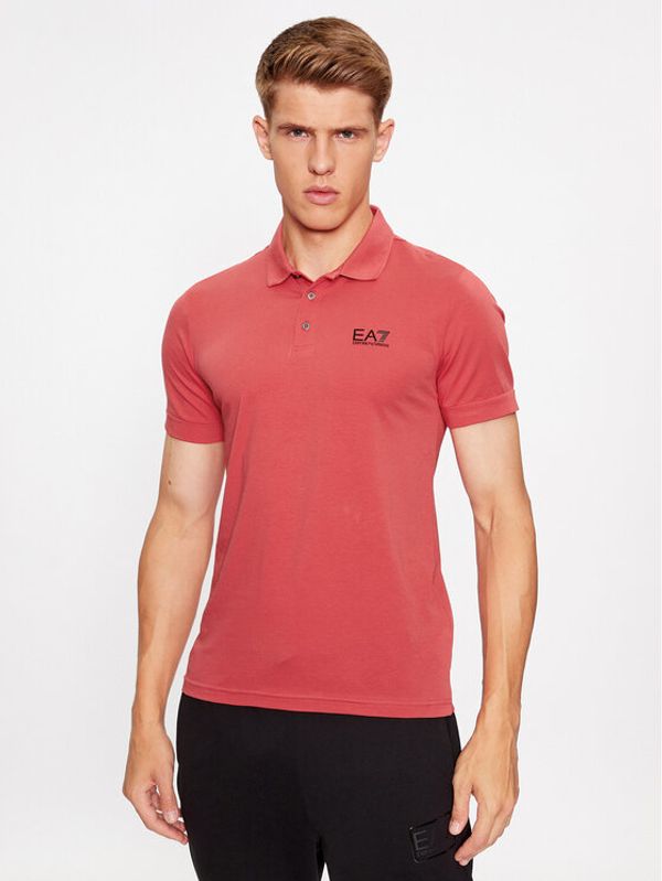 EA7 Emporio Armani EA7 Emporio Armani Polo 8NPF04 PJM5Z 1462 Crvena Regular Fit