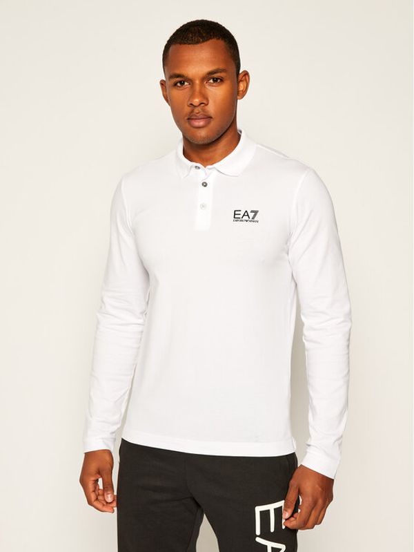 EA7 Emporio Armani EA7 Emporio Armani Polo 8NPF05 PJM5Z 1100 Bijela Regular Fit