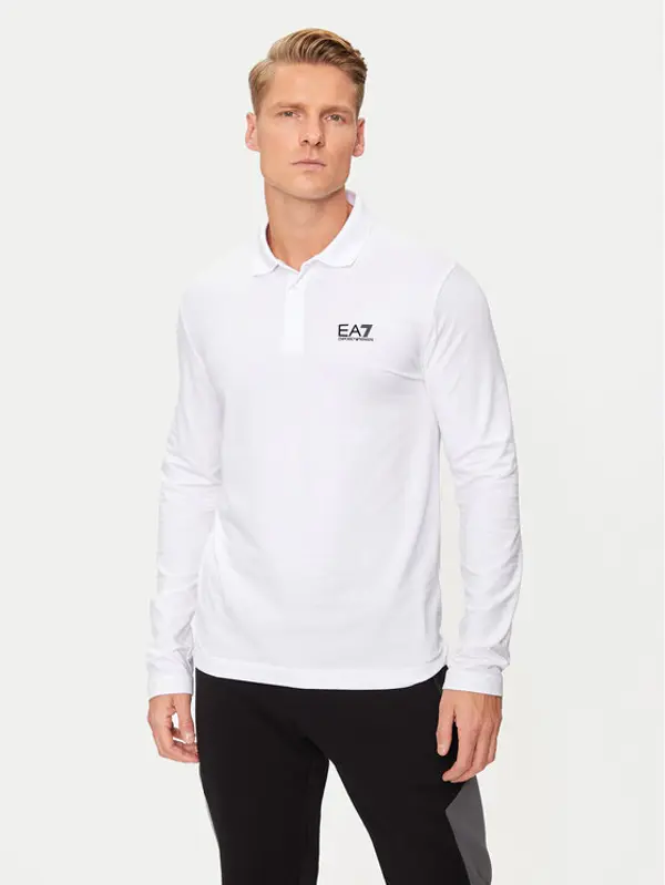 EA7 Emporio Armani EA7 Emporio Armani Polo 8NPF15 PJVQZ 1100 Bijela Regular Fit