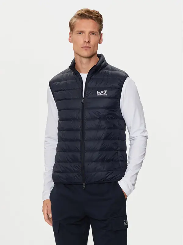 EA7 Emporio Armani EA7 Emporio Armani Prsluk 8NPQ06 PNGPZ 1562 Tamnoplava Regular Fit