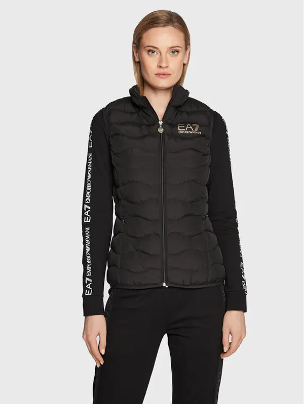 EA7 Emporio Armani EA7 Emporio Armani Prsluk 8NTQ08 TNF8Z 0200 Crna Regular Fit