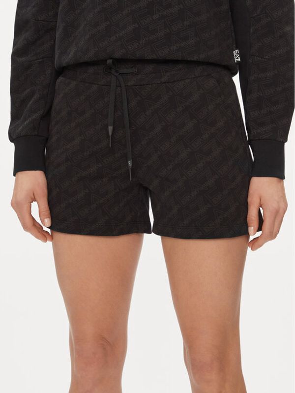 EA7 Emporio Armani EA7 Emporio Armani Sportske kratke hlače 3DTS55 TJUAZ 1200 Crna Regular Fit