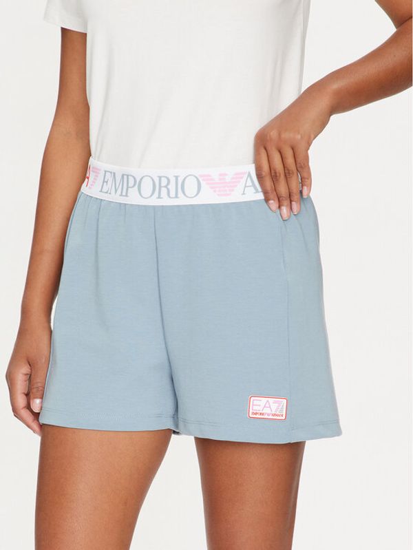 EA7 Emporio Armani EA7 Emporio Armani Sportske kratke hlače 3DTS63 TJKWZ 1533 Plava Regular Fit