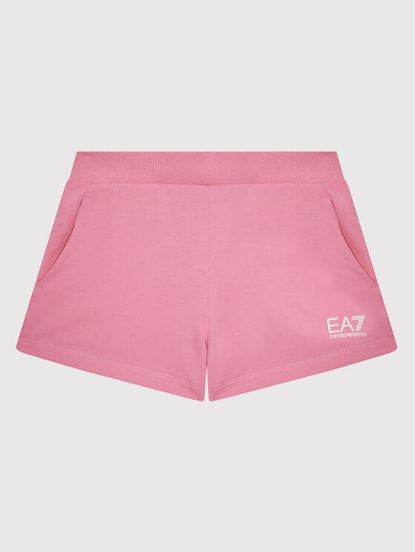 EA7 Emporio Armani EA7 Emporio Armani Sportske kratke hlače 3LFS51 FJCQZ 1408 Ružičasta Regular Fit