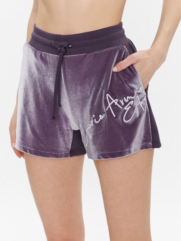 EA7 Emporio Armani EA7 Emporio Armani Sportske kratke hlače 3RTS65 TJDWZ 1319 Ljubičasta Regular Fit
