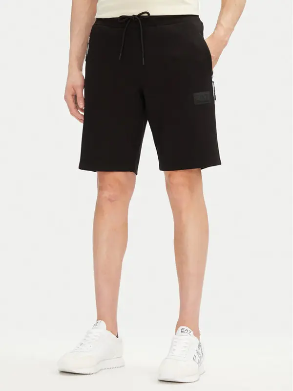 EA7 Emporio Armani EA7 Emporio Armani Sportske kratke hlače 7M000095 AF12116 UC001 Crna Regular Fit