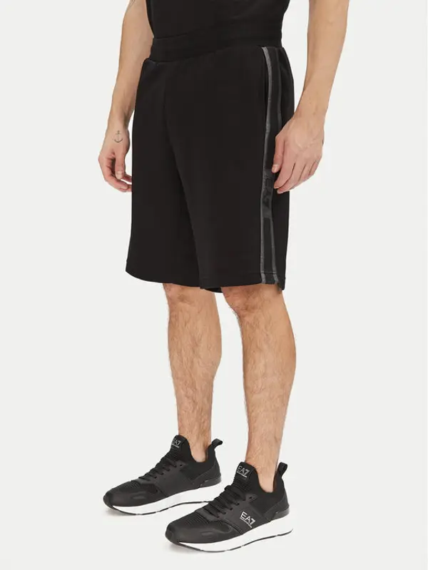 EA7 Emporio Armani EA7 Emporio Armani Sportske kratke hlače 7M000544 AF12660 UC001 Crna Regular Fit