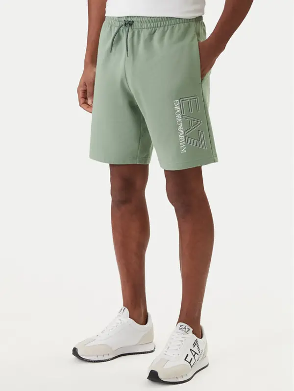 EA7 Emporio Armani EA7 Emporio Armani Sportske kratke hlače 7M001315 AF13512 Zelena Regular Fit
