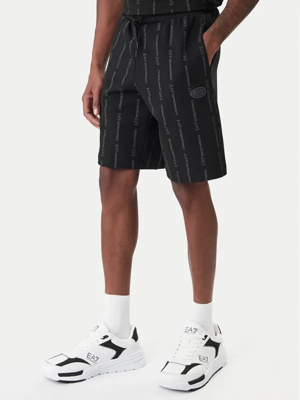 EA7 Emporio Armani EA7 Emporio Armani Sportske kratke hlače 7M001393 AF12660 FC039 Crna Regular Fit