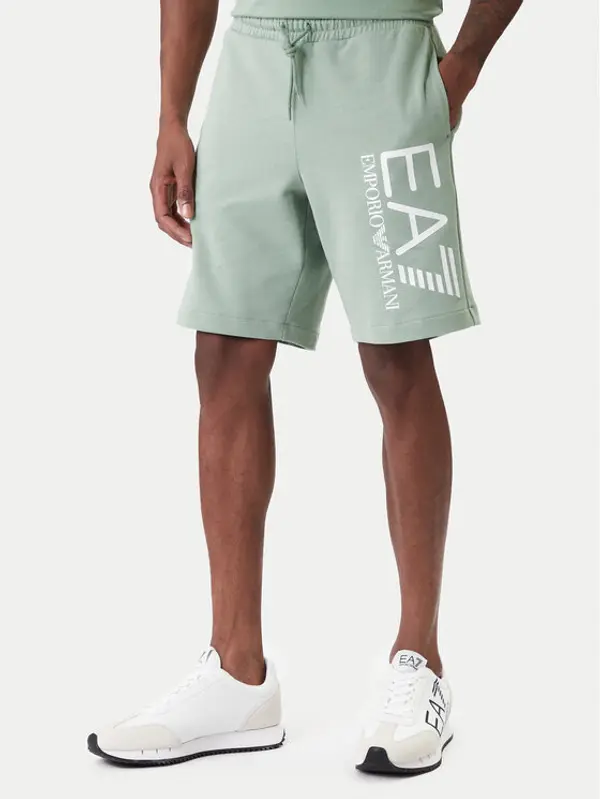 EA7 Emporio Armani EA7 Emporio Armani Sportske kratke hlače 7M001414 AF22266 U7243 Zelena Regular Fit
