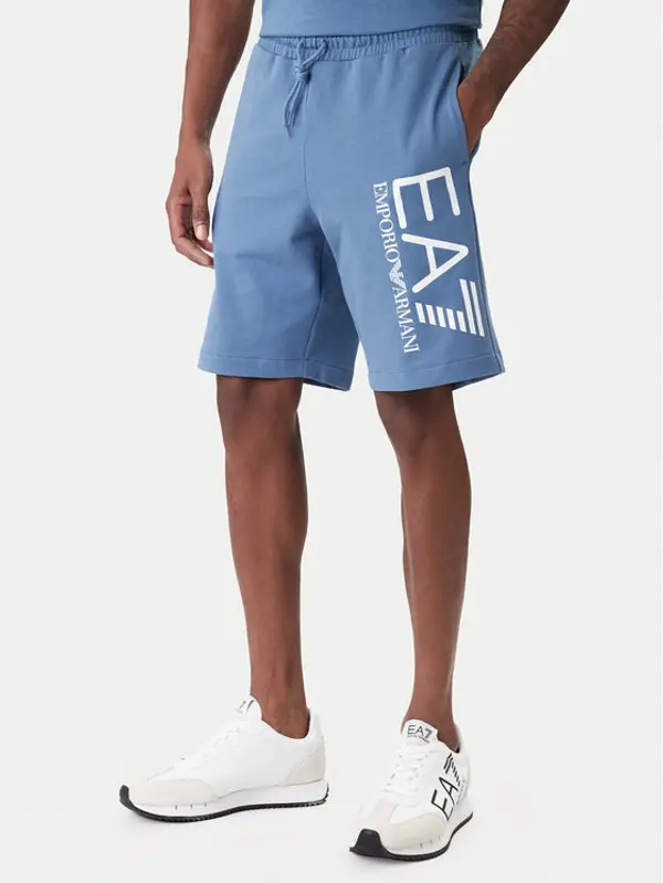 EA7 Emporio Armani EA7 Emporio Armani Sportske kratke hlače 7M001414 AF22266 UB064 Plava Regular Fit