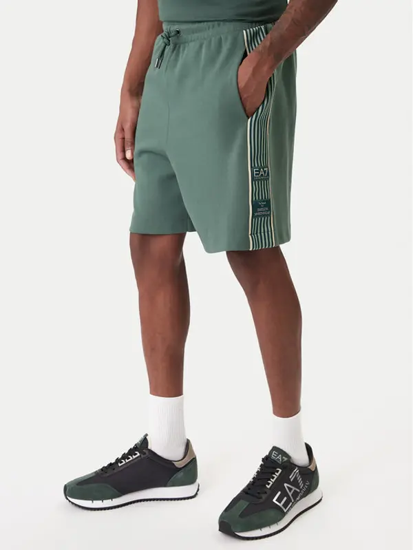 EA7 Emporio Armani EA7 Emporio Armani Sportske kratke hlače 7M001501 AF12660 U7260 Zelena Regular Fit