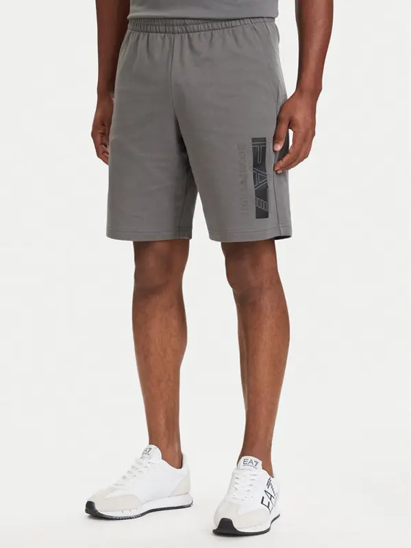 EA7 Emporio Armani EA7 Emporio Armani Sportske kratke hlače 7M002421 AF13512 M8011 Siva Slim Fit