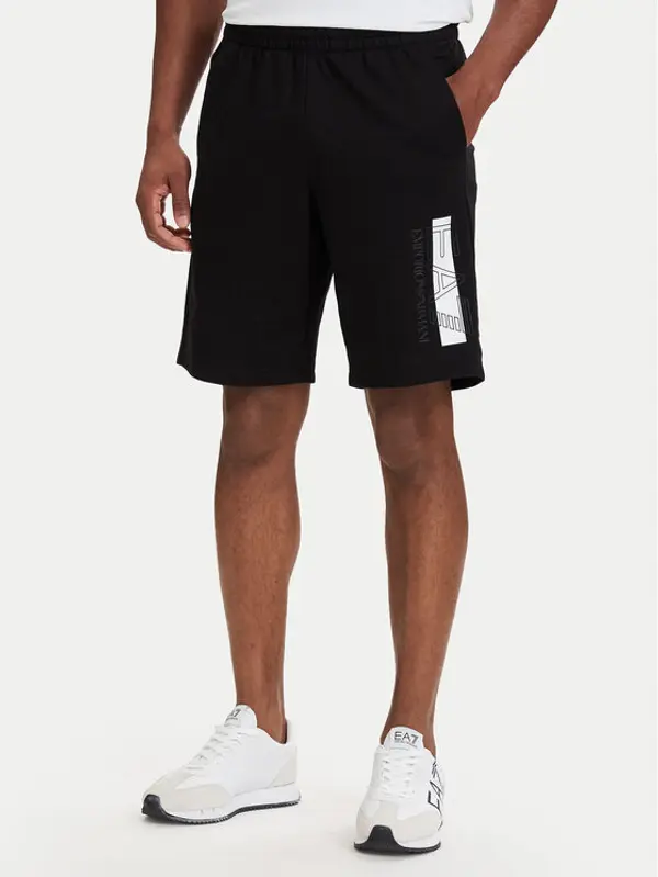 EA7 Emporio Armani EA7 Emporio Armani Sportske kratke hlače 7M002421 AF13512 MC001 Crna Slim Fit
