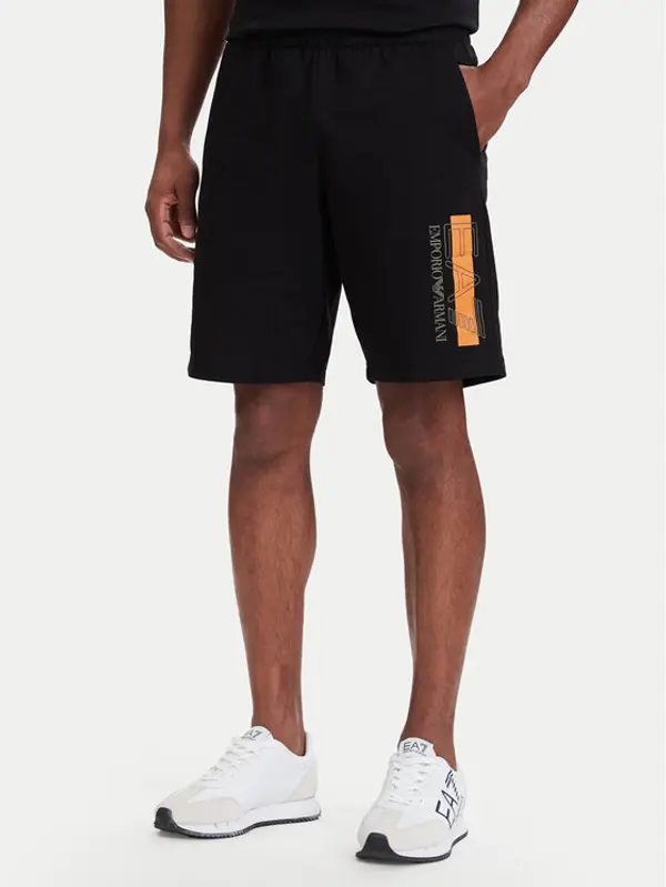 EA7 Emporio Armani EA7 Emporio Armani Sportske kratke hlače 7M002421 AF13512 UC001 Crna Slim Fit