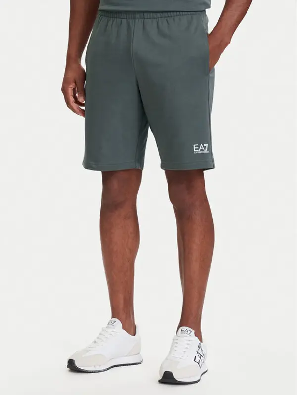 EA7 Emporio Armani EA7 Emporio Armani Sportske kratke hlače 8NPS65 PJVRZ U8085 Siva Regular Fit