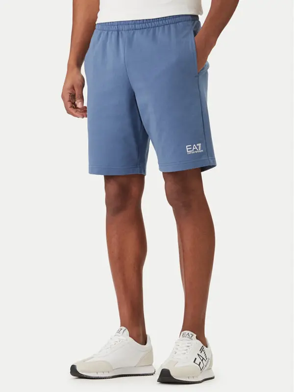 EA7 Emporio Armani EA7 Emporio Armani Sportske kratke hlače 8NPS65 PJVRZ UB064 Plava Regular Fit