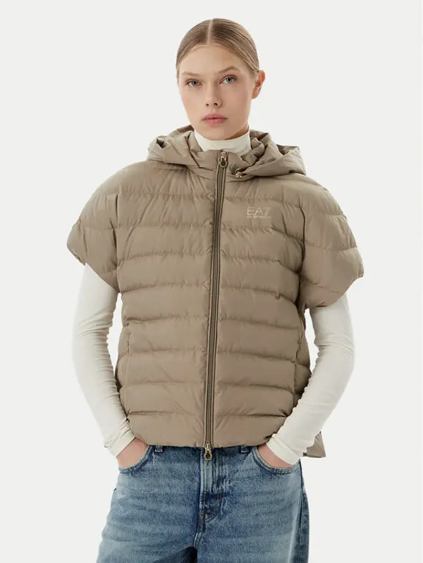 EA7 Emporio Armani EA7 Emporio Armani Sportski prsluk 7W000477 AF12476 U6167 Bež Regular Fit