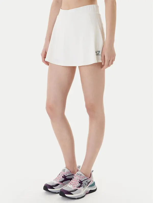 EA7 Emporio Armani EA7 Emporio Armani Suknja za tenis 7W000892 AF14524 U1060 Écru Regular Fit