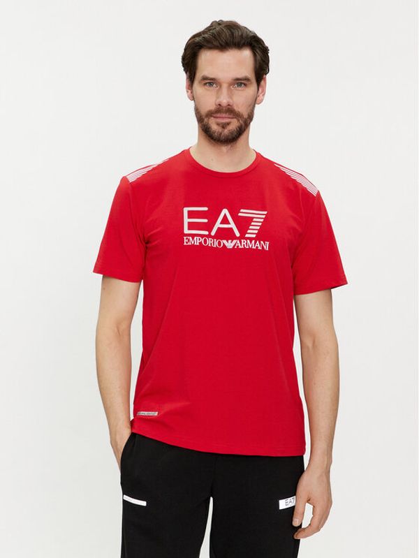 EA7 Emporio Armani EA7 Emporio Armani T-shirt 3DPT29 PJULZ 1461 Crvena Regular Fit