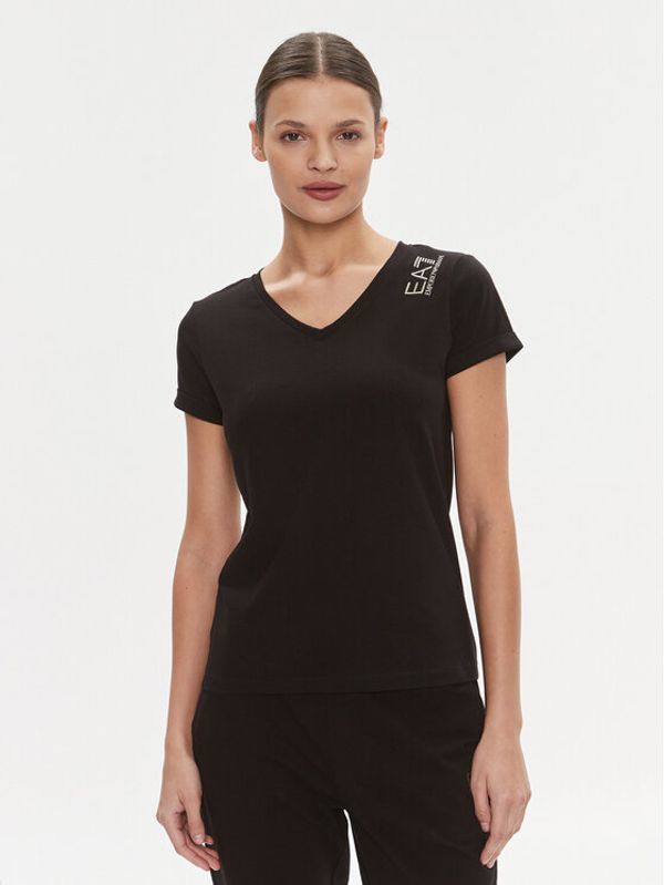 EA7 Emporio Armani EA7 Emporio Armani T-shirt 3DTT01 TJFKZ 0200 Crna Slim Fit