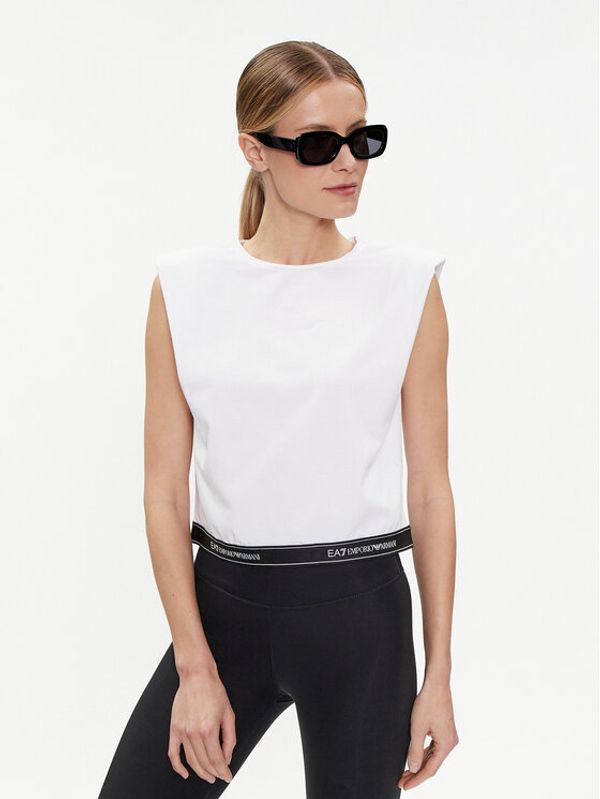 EA7 Emporio Armani EA7 Emporio Armani T-shirt 3DTT22 TJ6SZ 1100 Bijela Regular Fit