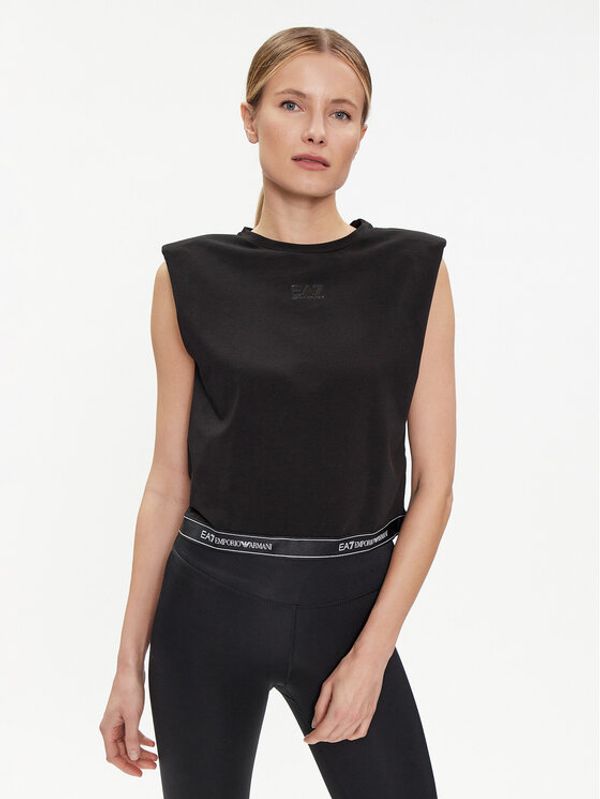 EA7 Emporio Armani EA7 Emporio Armani T-shirt 3DTT22 TJ6SZ 1200 Crna Regular Fit