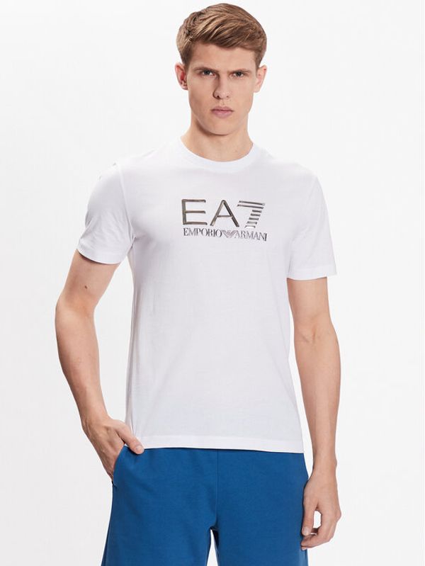 EA7 Emporio Armani EA7 Emporio Armani T-shirt 3RPT71 PJM9Z 1100 Bijela Regular Fit
