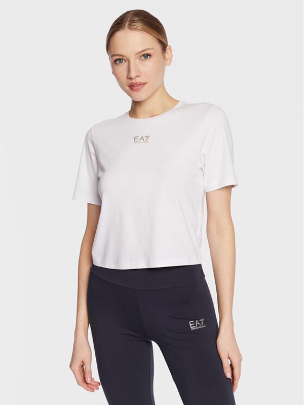 EA7 Emporio Armani EA7 Emporio Armani T-shirt 3RTT07 TJDZZ 0102 Bijela Regular Fit