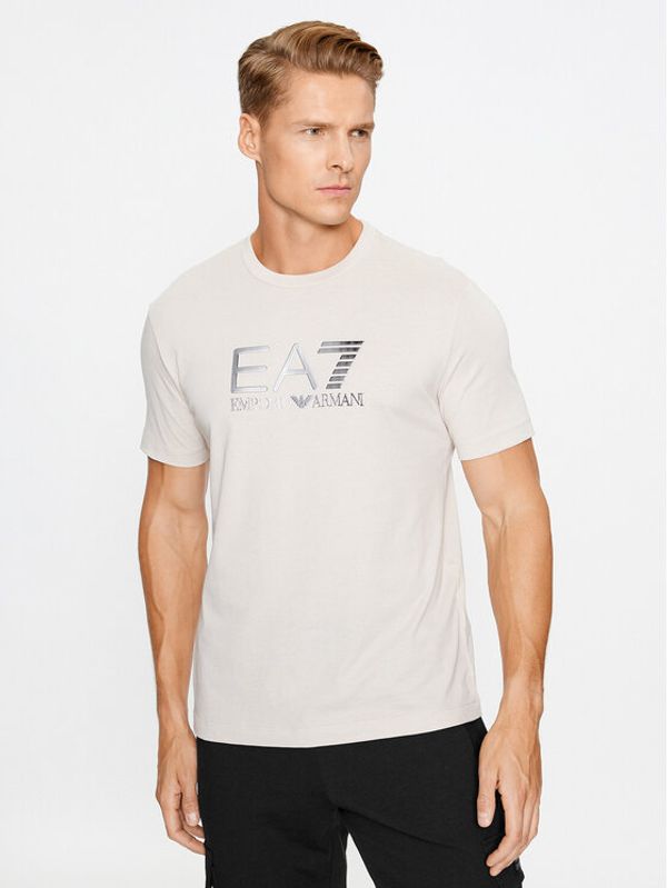 EA7 Emporio Armani EA7 Emporio Armani T-shirt 6RPT71 PJM9Z 1716 Srebrna Regular Fit