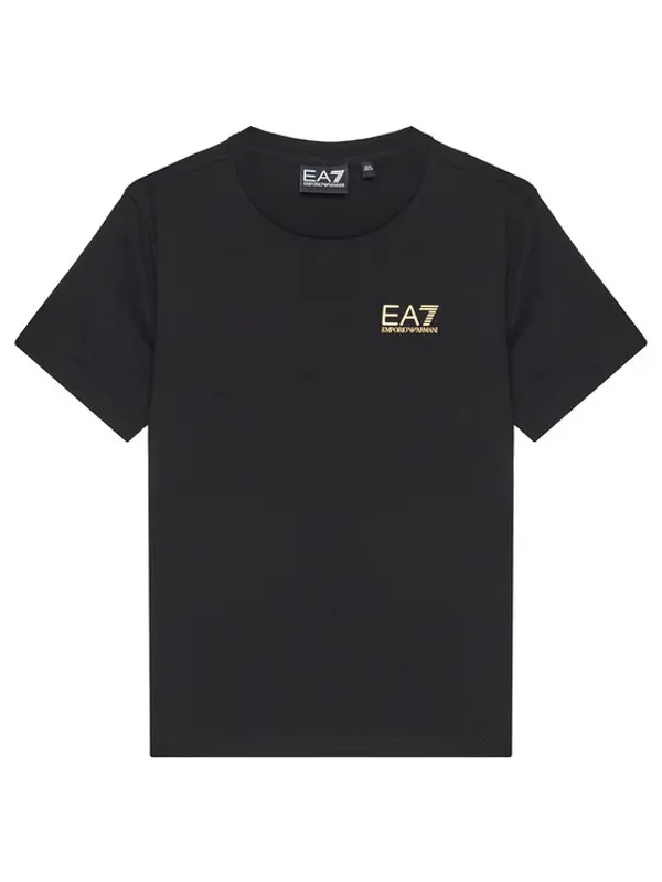 EA7 Emporio Armani EA7 Emporio Armani T-shirt 7B000020 AF10378 MC004 Crna Regular Fit