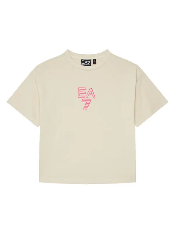 EA7 Emporio Armani EA7 Emporio Armani T-shirt 7G000042 AF12503 U1079 Bež Relaxed Fit