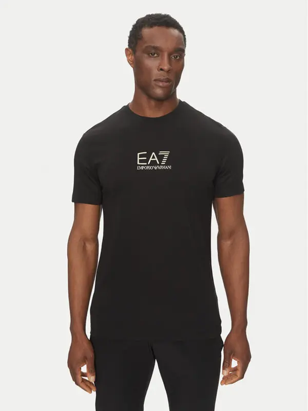 EA7 Emporio Armani EA7 Emporio Armani T-shirt 7M000301 AF13739 UC001 Crna Slim Fit