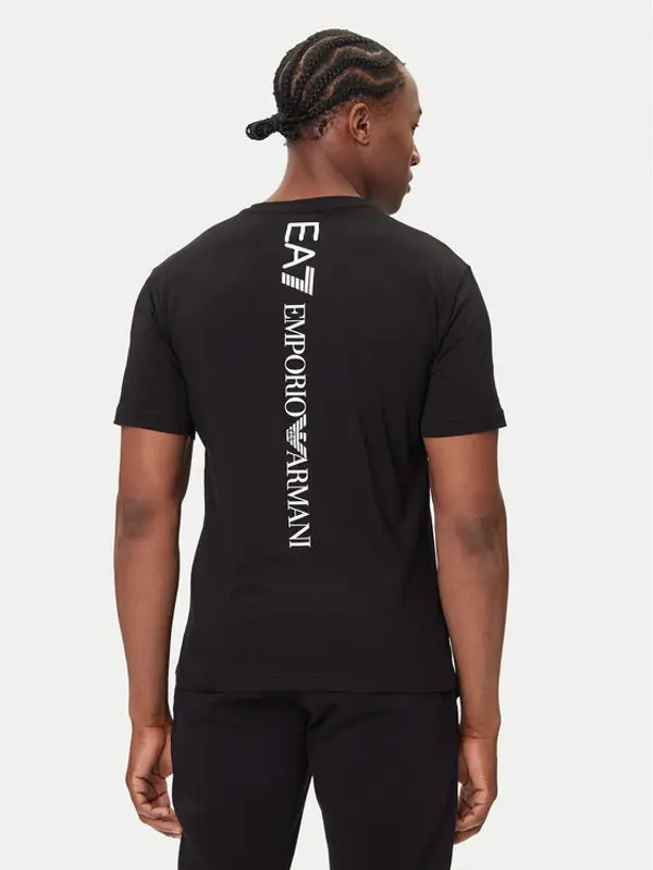 EA7 Emporio Armani EA7 Emporio Armani T-shirt 7M000567 AF10375 MC001 Crna Regular Fit