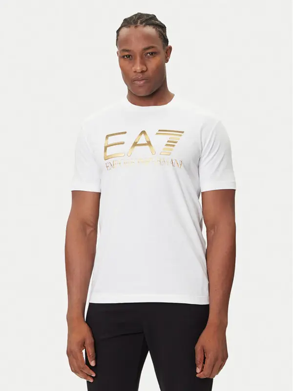 EA7 Emporio Armani EA7 Emporio Armani T-shirt 7M001189 AF17789 U0002 Bijela Regular Fit