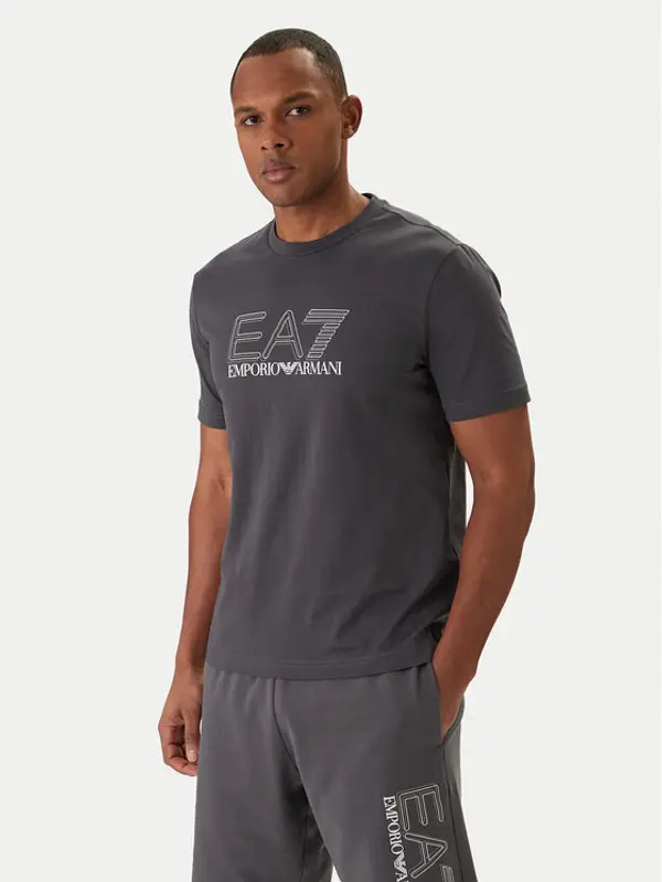 EA7 Emporio Armani EA7 Emporio Armani T-shirt 7M001307 AF10375 Siva Regular Fit