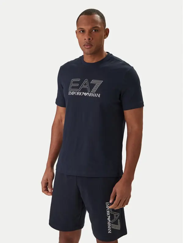 EA7 Emporio Armani EA7 Emporio Armani T-shirt 7M001307 AF10375 Tamnoplava Regular Fit