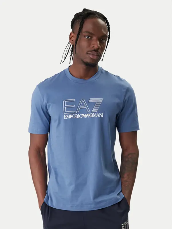 EA7 Emporio Armani EA7 Emporio Armani T-shirt 7M001307 AF10375 UB064 Plava Regular Fit