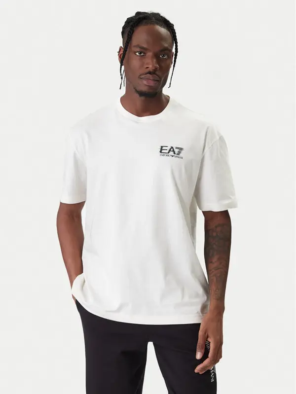 EA7 Emporio Armani EA7 Emporio Armani T-shirt 7M001327 AF17789 U0004 Écru Relaxed Fit