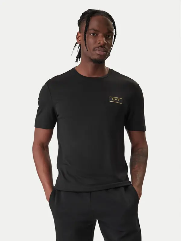 EA7 Emporio Armani EA7 Emporio Armani T-shirt 7M001331 AF13739 UC001 Crna Regular Fit