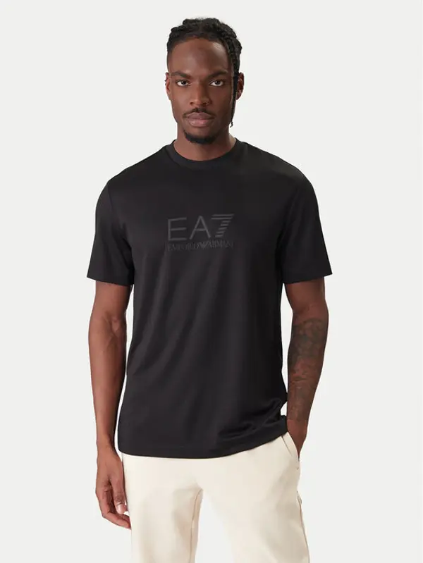 EA7 Emporio Armani EA7 Emporio Armani T-shirt 7M001358 AF13862 UC001 Crna Slim Fit