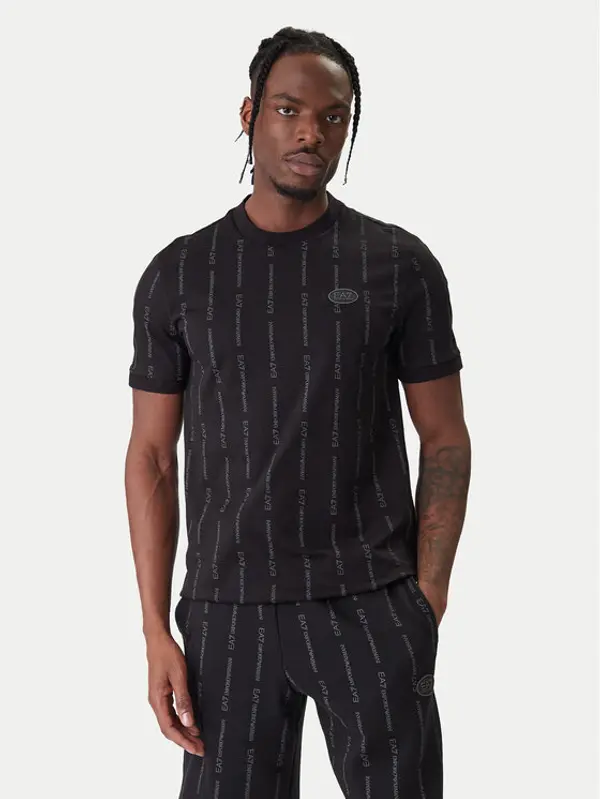 EA7 Emporio Armani EA7 Emporio Armani T-shirt 7M001391 AF12874 FC039 Crna Regular Fit