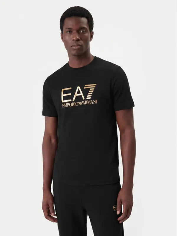 EA7 Emporio Armani EA7 Emporio Armani T-shirt 7M001412 AF22264 MC004 Crna Regular Fit