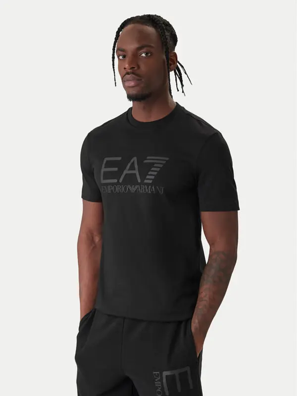 EA7 Emporio Armani EA7 Emporio Armani T-shirt 7M001412 AF22264 MC005 Crna Regular Fit